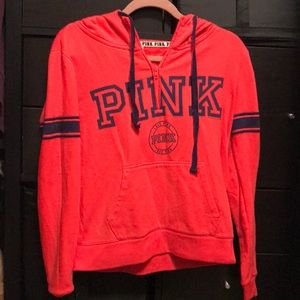 💥SOLD💥PINK 1/4 Zip Hoodie